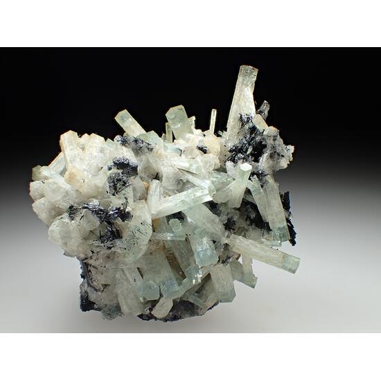 Aquamarine Fluorite & Schorl