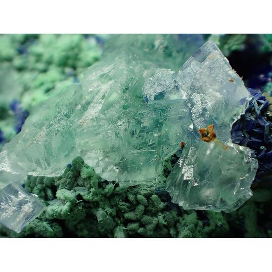 Malachite & Azurite & Calcite