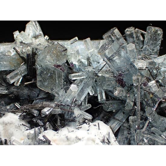 Aquamarine Fluorite & Schorl