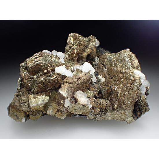 Pyrite Psm Pyrrhotite & Calcite & Sphalerite
