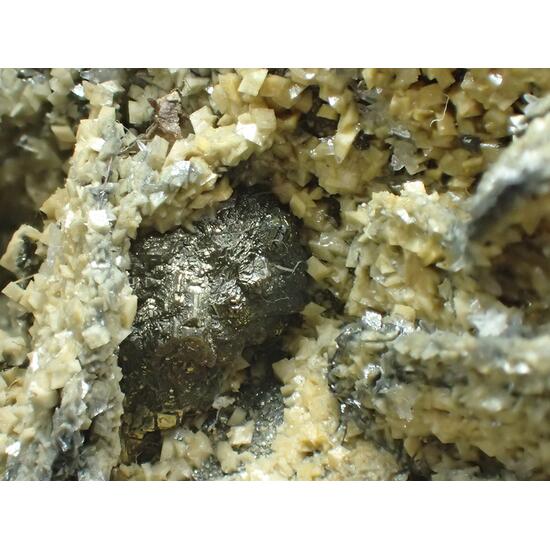 Marcasite Psm Pyrrhotite & Siderite