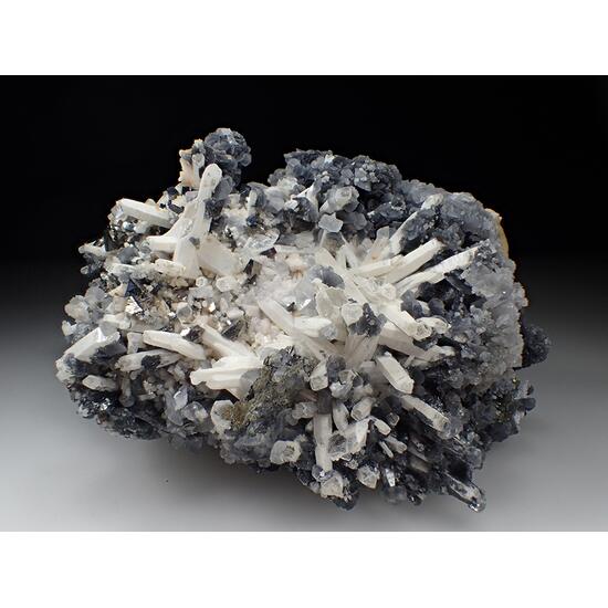 Quartz Calcite Boulangerite & Arsenopyrite