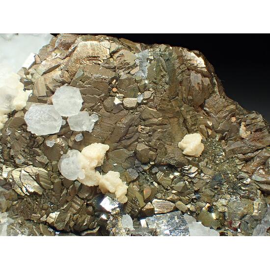 Pyrite Calcite & Arsenopyrite