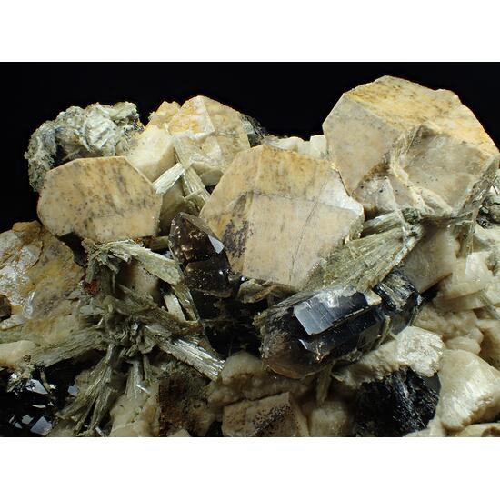 Smoky Quartz & Orthoclase