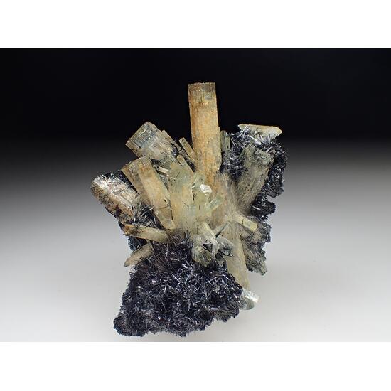 Aquamarine Fluorite & Schorl