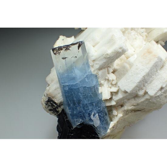 Aquamarine & Feldspar & Schorl