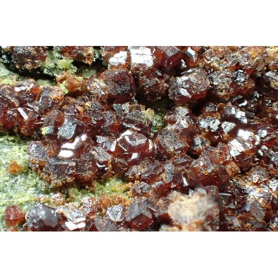 Grossular Var Hessonite & Diopside