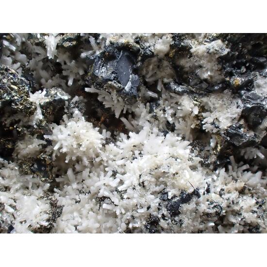 Silver & Acanthite & Laumontite