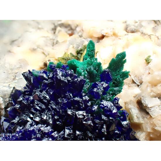 Azurite & Malachite & Dolomite