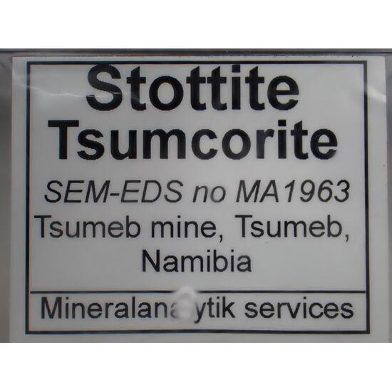 Stottite & Tsumcorite