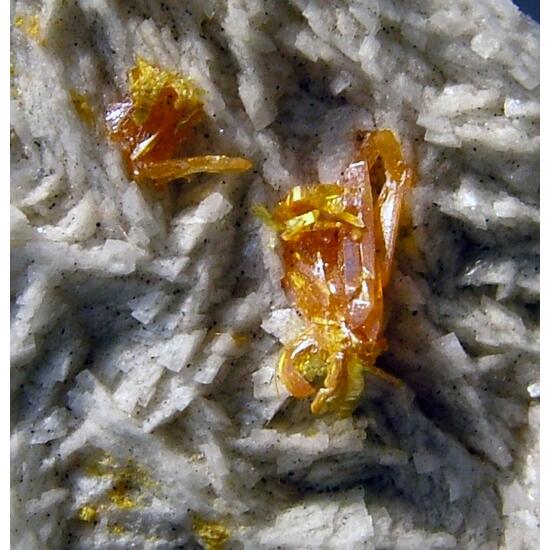 Orpiment On Dolomite