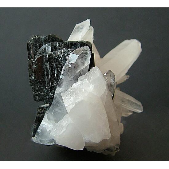 Wolframite On Quartz