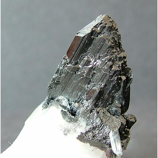 Wolframite On Quartz