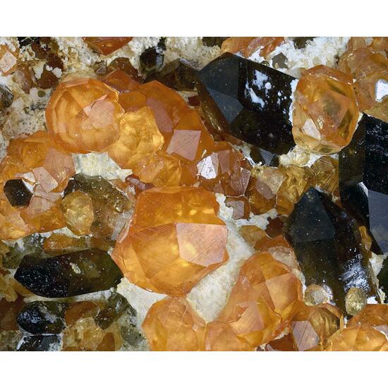 Spessartine & Smoky Quartz