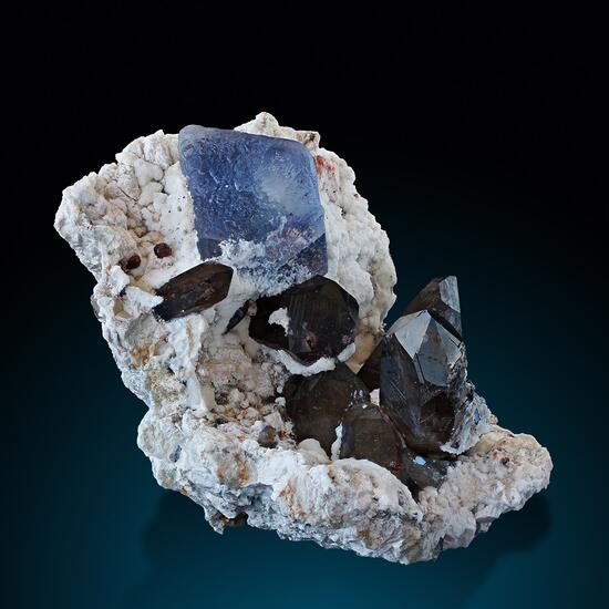 Fluorite & Smoky Quartz