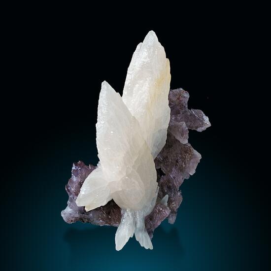 Calcite & Amethyst