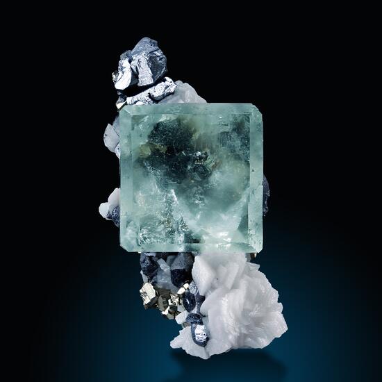 Fluorite Galena & Pyrite