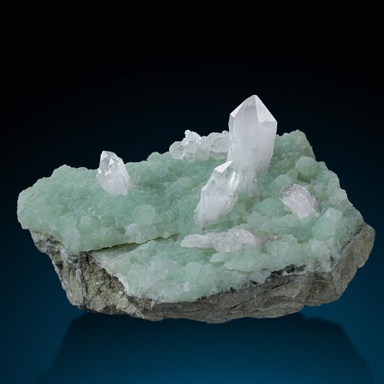 Rock Crystal & Prehnite