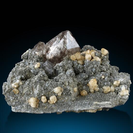 Smoky Quartz Calcite Dolomite Pyrite & Sphalerite