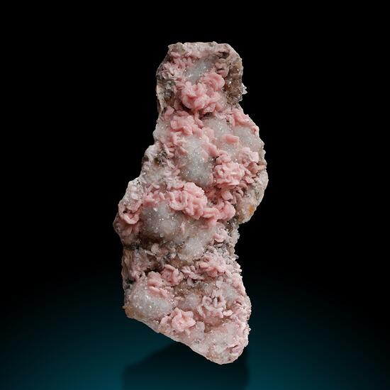 Rhodochrosite On Quartz