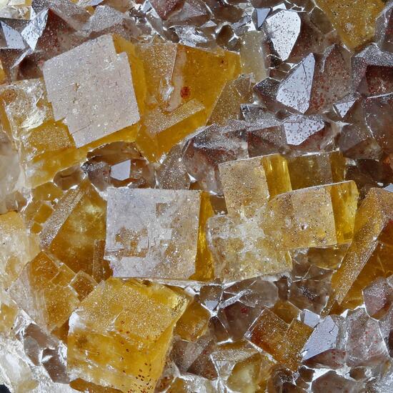 Fluorite With Quartz Var Eisenkiesel