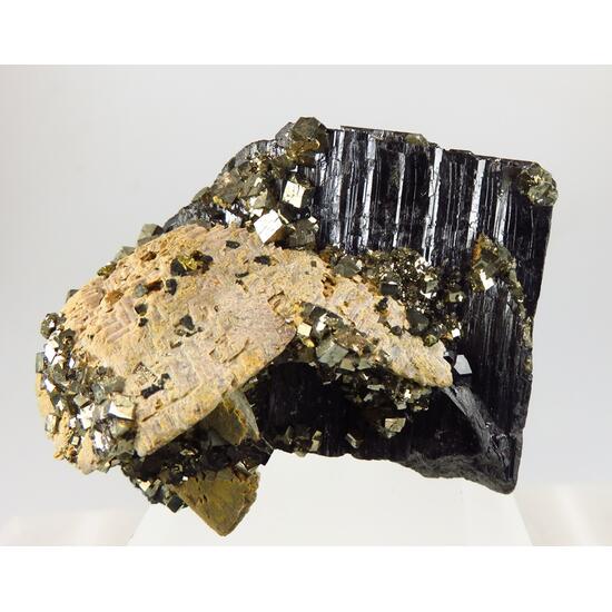 Wolframite Siderite & Pyrite