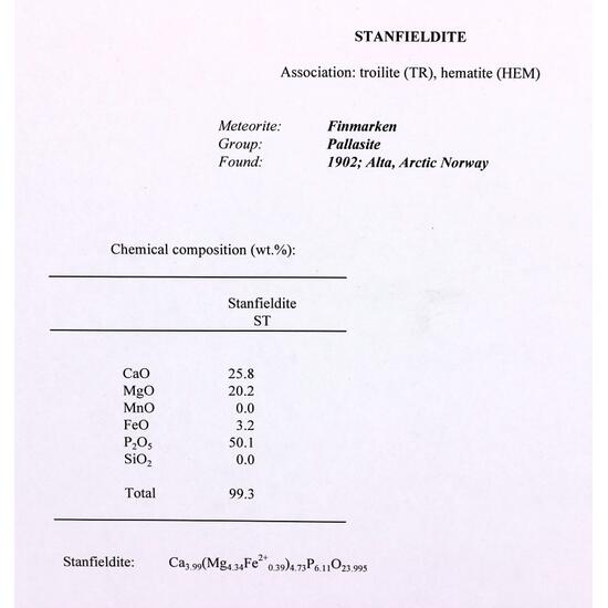 Stanfieldite