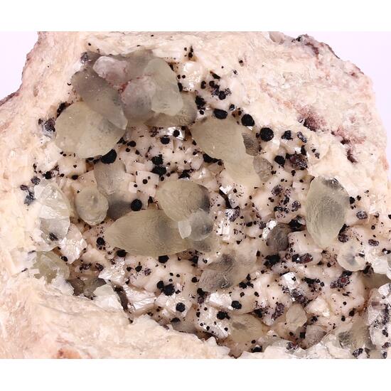 Calcite & Hematite On Dolomite