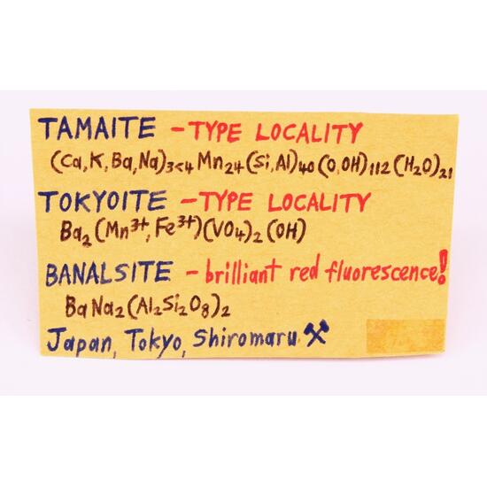 Tamaite Tokyoite & Banalsite