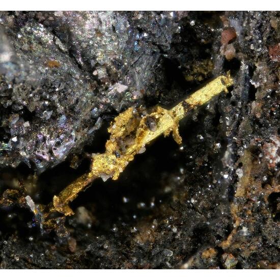 Native Gold Erythrite & Skutterudite