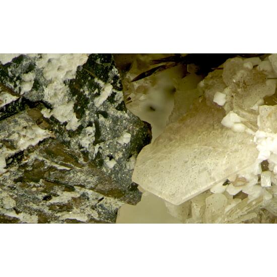 Genthelvite Kupletskite Analcime Aegirine Catapleiite Natrolite & Gonnardite On Microcline