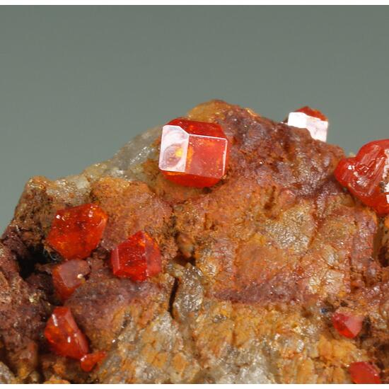 Wulfenite On Quartz