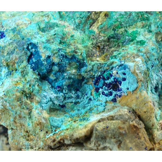 Claraite Theisite & Azurite