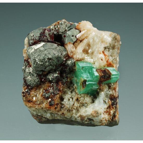 Emerald With Pyrite