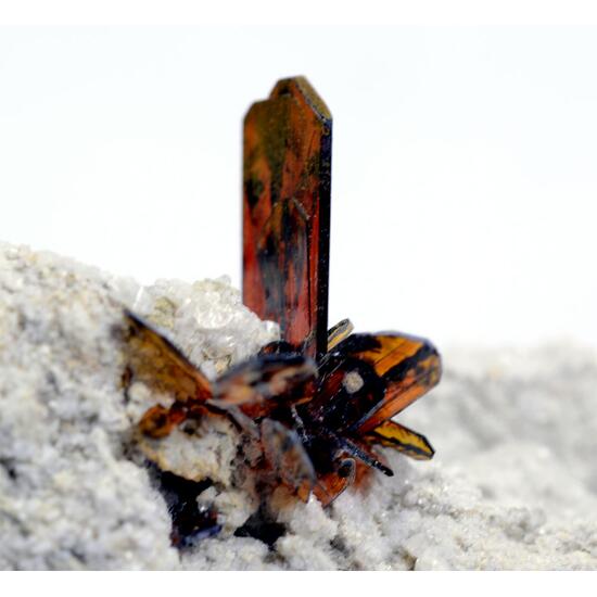 Brookite With Quartz