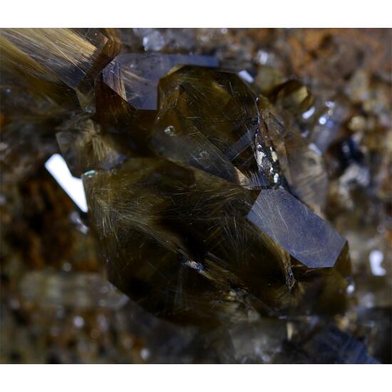 Quartz With Brookite & Rutile Inclusions