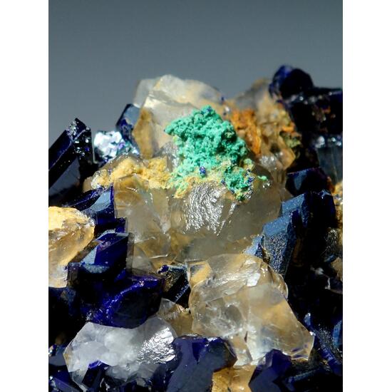 Smithsonite On Azurite