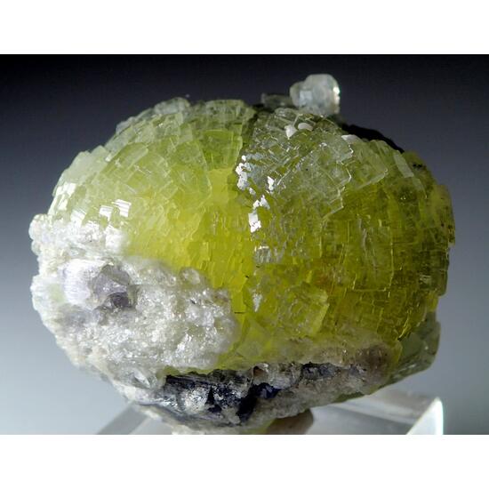 Prehnite Graphite & Tanzanite