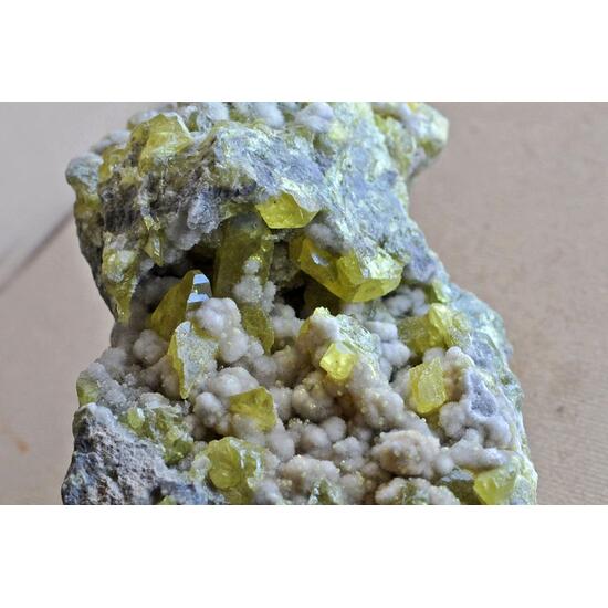 Native Sulphur & Aragonite