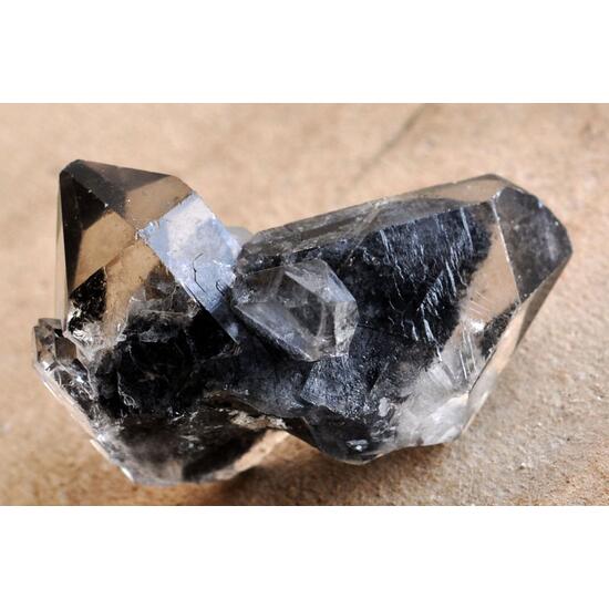 Quartz With Graphite Inclusions