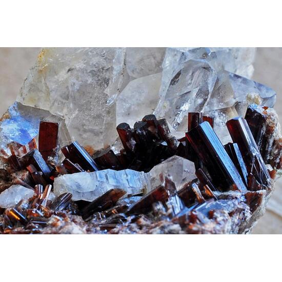 Vesuvianite On Quartz