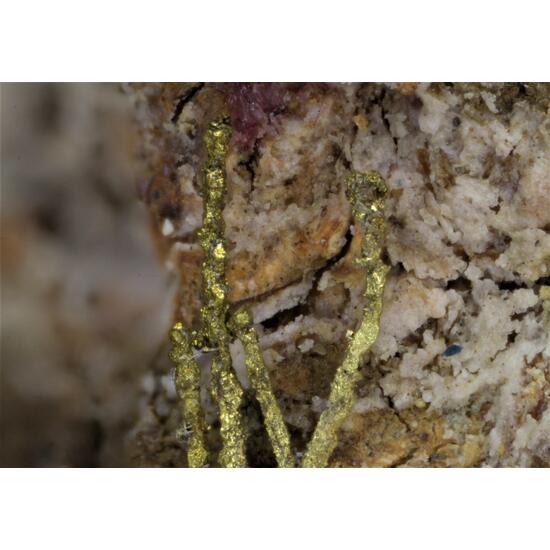 Gold & Electrum On Erythrite