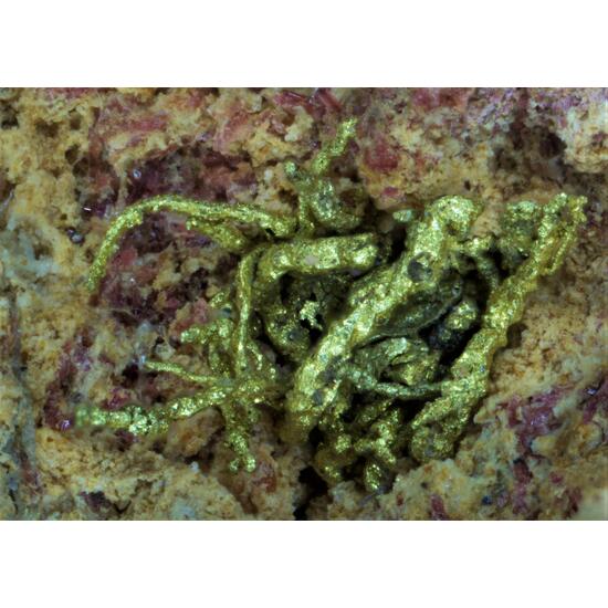 Gold & Electrum On Erythrite