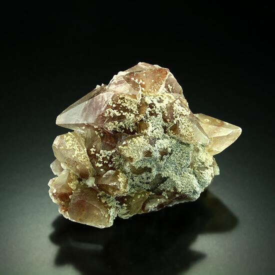 Calcite With Dolomite & Fluorite