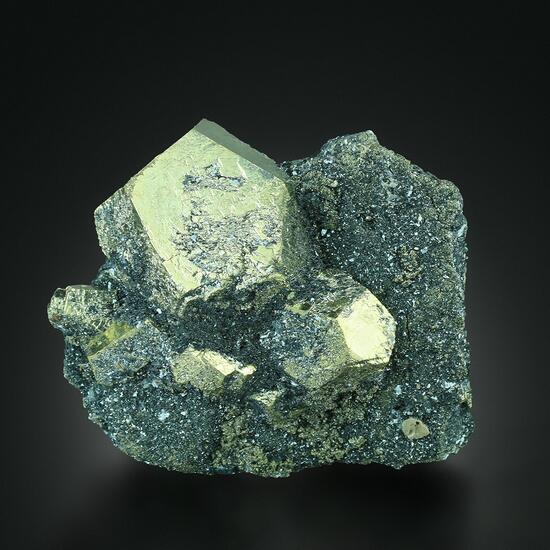 Pyrite On Hematite