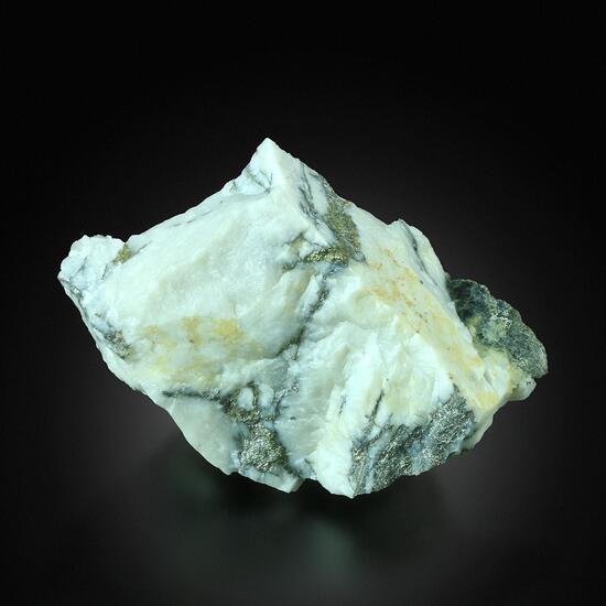 Bismuth With Pyrite In Quartz