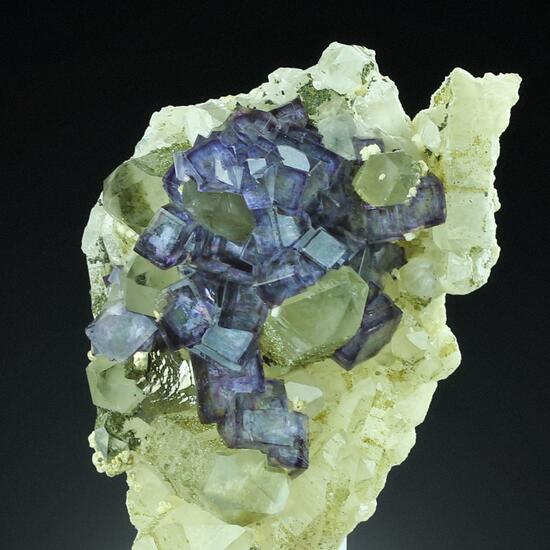 Fluorite With Quartz Arsenopyrite Calcite
