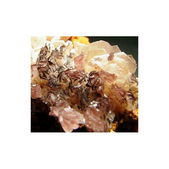 Baryte & Calcite With Plattnerite