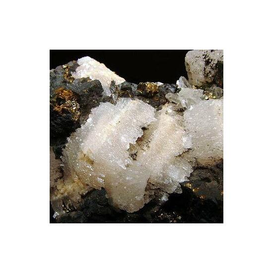 Manganoan Calcite & Chalcopyrite