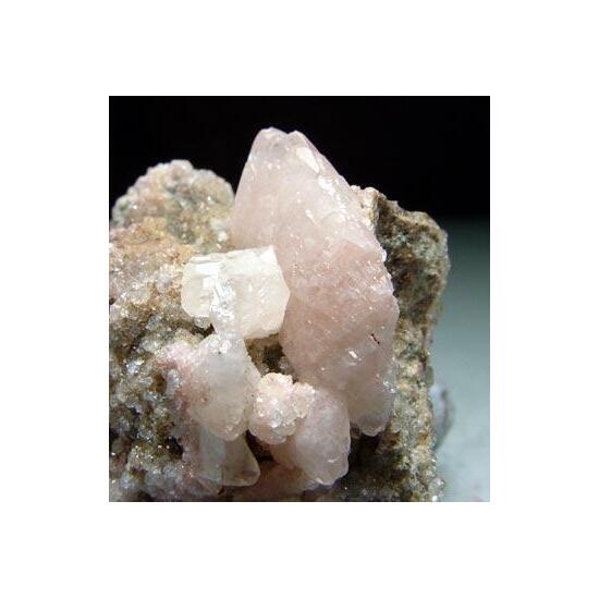 Calcite On Analcime